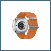 Bezos Watch 7 Ultra Kr417 Rug Silikon Kordon - Turuncu Agc
