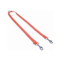 Dokuma İkili Köpek Gezdirme Aparatı Turuncu 2,5x70-60 Cm