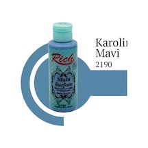 Rich Multi Surface Akrilik Boya 120 Cc. 2190 Karolina Mavi