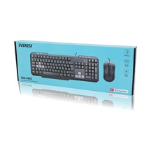 Usb Kablolu Klavye - Mouse Set Q Klavye 1200dpı Mouse Km-1435 5570