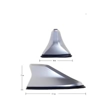 Hyundai H100 Uyumlu Balık Sırtı Shark Anten Gri