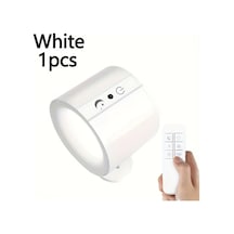 Fochsia Kinpho 360 Döner Led Duvar Lambası - Dokunmatik Kumanda, 10 Parlaklık, Usb Şarj, Beyaz Beyaz