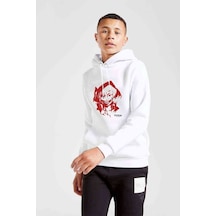 Tshirthane Anime Tokyo Ghoul Anteiku Baskılı Unisex Çocuk Kapüşonlu Beyaz S (529009888) Beyaz