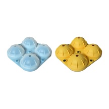 Ranyeek Gıda Grubu Silikon Buz Topu Makinası 4 Lü Küçük Boy - Mavi & Sarı 2 Adet 4-6 Saatte Hızlı Buz Şekillendirici Kahve İçecekleri İçin Çok Renkli