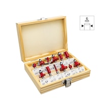 Rox Wood 0309 Ahşap Freze Seti 12 Parça Sap: 6mm