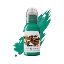 World Famous Caribbean Sea Dövme Boyası 30ml Canlı Aqua Mavi-yeşil Profesyonel Tattoo Ink