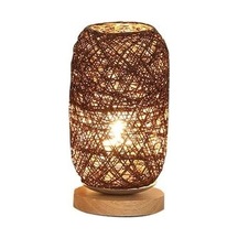 Agoodshop Nordic Ahşap Masa Lambası Oturma Odası Yatak Odası Başucu Lambaları Sanat Dekorasyon Masası Ratt