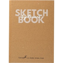 Fanart Sketch Book Academy Kraft Sert Kapak A5 96 Yp 80 G