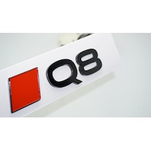 Dk Tuning Q8 E-tron Bagaj Siyah 3m Yazı Logo Audi İle Uyumlu
