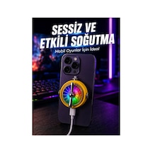 Manyetik Telefon Soğutucu Rgb Fanlı Mobil Oyun Soğutucusu - Hs08373559-3388 Renkli