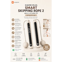 Mijia Smart Skipping Rope 2 Akıllı Atlama İpi Led Ekran Bluetooth 5.1 Ayarlanabilir 3 Metre Bej