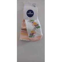 Caramell Krem Desenli Çorap 001 Caramell Krem Desenli Çorap 001