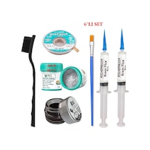 Best Krem Lehim 183 C 50gr Havya Uc Temizleyici Flux Lehim Toplama Cp-3515 Lehim Emme Teli 2fırça Seti02