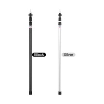 Pazly Telescopik Tarp Direkleri - Ayarlanabilir Kamp Çadır Direkleri, Hafif Alüminyum, Şemsiye Ve Barınak İçin Siyah