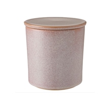 Ikea Lugnare Seramik Kaplı Kokulu Mum 12,5 X 12,5 Cm Yasemin Pembe
