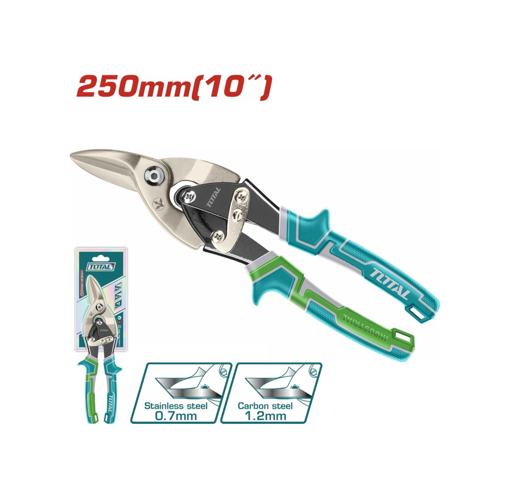 Alüminyum Ve Saç Kesme Makası Sağ 250 Mm Yüksek Kalite Tht523106