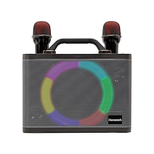 Hometech HT-202 Bluetooth  5.0 Speaker + 2 Mikrofon