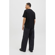 Jack & Jones Essentials Erkek Basic Tişört Kısa Kollu Regular Fit Siyah