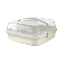 Lovely Piknik Seti 6 Kişilik 32 Parçalı AP9146 - KREM  - V