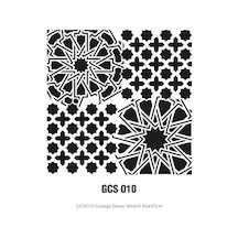 Grunge Duvar Stencil 45X45 Gcs010