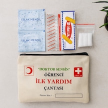 Bez Çantalı 19 Parça Öğrenci İlk Yardım Seti