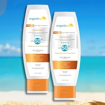 Organicsun Spf 50+ Yüz Ve Vücut Güneş Kremi 100ml 2'li Set Leke Karşıtı, Yüksek Korumalı, Suya Dayanıklı, Her Cilt Tipine Uygun, Vegan Sku: Mır8690010454782