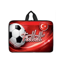 Futbol Topu Desenli Proje Çantası Evrak Çantası Büyük Boy Proje Otantik Para Cüzdanı Hediyeli - Resim - Çizim Çantası