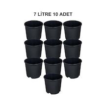 Grow Wizard Plastik Yuvarlak Saksı 7 Litre 10 Adet Grow Wizard Plastik Yuvarlak Saksı 7 Litre 10 Adet