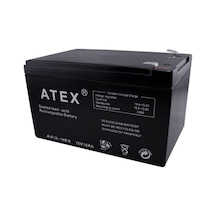 Atex Plus 12v 12ah Bakımsız Kuru Akü