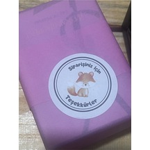 Siparişiniz Için Teşekkürler 4 Cm Yuvarlak Yapışkanlı Etiket