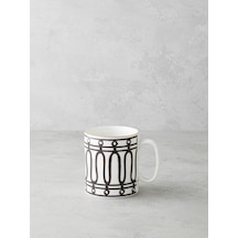 English Home White Charmed Bone Porselen Kupa 290 Ml Siyah-beyaz-gold Siyah-beyaz-gold