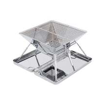 Kamp Katlanır Izgara Barbekü Metal Çanta Muhafazalı