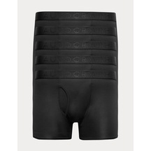 Marks & Spencer 5’li Pamuklu Stretch Cool & Fresh Boxer T14005386A Siyah