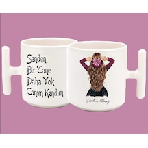 İsimli Senden Bi Tane Daha Yok Canım Kendim Baskılı T Kulp Kupa 1