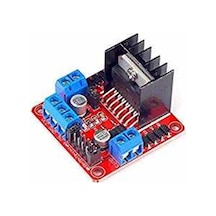 Robodünya-L298N Voltaj Regulatörlü Çift Motor Sürücü Kartı