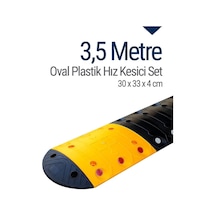 Oval Plastik Hız Kesici Set. Yol Kasisi 3.5 M N11.575