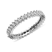 Gümüş Tek Sıra Tamtur Alyans Yüzük