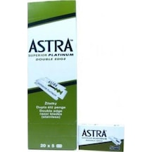 Astra Traş Bıçağı Yeşil Jilet 5 x 20'li