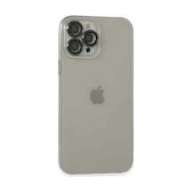 Apple iPhone Uyumlu  13 Pro Max Uyumlu Kılıf Luko Lens Silikon - Yeşil