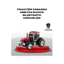 Traktör Tasarımlı Bluetooth Hoparlör Usb Tf Aux Fm Radyo