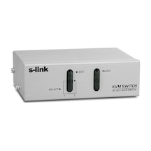 S-Lınk Sl-2021 2'Li Otomatik Ps/2 Kvm Swıtch+Kablo