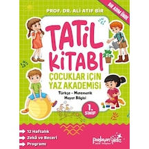Çocuklar İçin Yaz Akademisi 1. Sınıf Tatil Kitabı