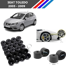 Otozet - Seat Toledo Bijon Civata Kapağı Siyah Renk 20 Adetli Set 17mm 1k06011739b9