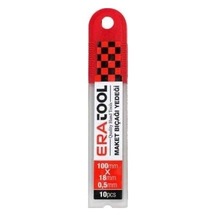 Eratool Falçata Maket Bıçağı Yedek Ağzı 100 MM X 18 MM X 0,5 MM