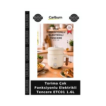 Delux Serisi Torima Çok Fonksiyonlu Elektrikli Tencere Etc01 1.6l Yemek Aracı Cihazlar Pişirici