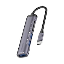 Polosmart Pgs407 Dönüştürücü Hub Gri