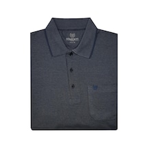 Simenti Yakalı Klasik Fit Kısa Kol Erkek Tişört-6655 001