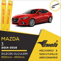 Mazda 3 Sedan Muz Silecek Takımı 2014-2016 İnwells
