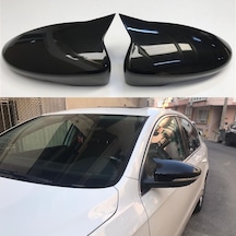 Vw Passat B7 Yarasa Ayna Kapağı Batman Piano Black Parlak Siyah