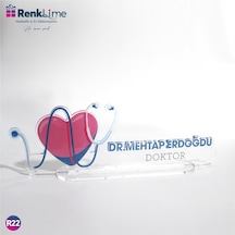 Pleksi Dr Masa İsimlik Siyah
